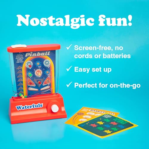 Original Waterfuls Handheld Games, Kids Retro Travel Games, Fidget Toys | Retro Travel Games, Fidget Toys, Water Games, Kids Games, Screen Free, 6 Interchangeable Back Panels - style: Waterfuls