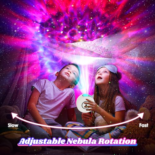 Galaxy Projector for Bedroom Night Light for Kids with Timer and Remote | Light Projector, Teen Girl Gifts Trendy Stuff Ideas Women for Boys Kids Adults, Nebula Lamp Room Decor Birthday Christmas Day