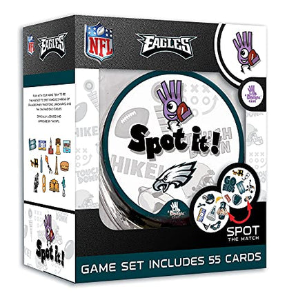 MasterPieces Game Day - NFL Philadelphia Eagles Spot It Game For Kids, Adults, and Family - style: Philadelphia Eagles