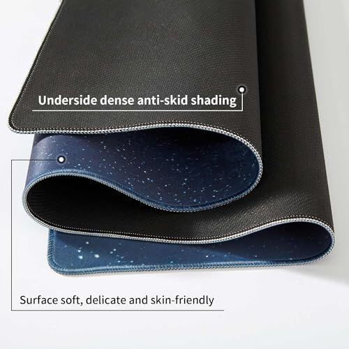 Mouse Pad Gaming XXL 31.5” x 15.75”,Galaxy Mouse Pad, Keyboard and Mouse Mat, Computer Desk Pad, Spill-Proof Surface and Anti-Skid Base 80 x 40cm | DOBAOJIA Gaming Mouse Pad, 80 x 40 cm, Office Computer Mat, Anti-Overflow Surface and Non-Slip Base - color