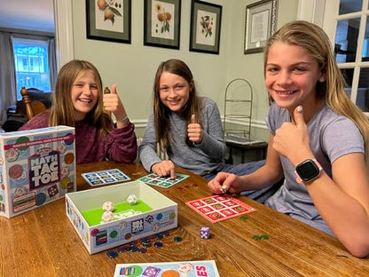 Semper Smart Games PlaySmart Dice Math-Tac-Toe Math Game: Get Sharp on Mental Math with a Fun New Twist on a Timeless Classic! Multiple Skill-leveled Math Bingo Made Fun for 8 and up!