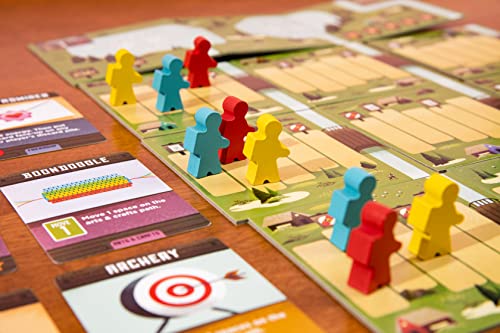 Buffalo Games Summer Camp Card Game, Outdoor Games, Family Play, Ages 10+ | 196 Cards, Family Game Night, Travel Game Set, 34 Merit Badges, 30-45 Min, 2-4 Players, Outdoor Activities for Kids