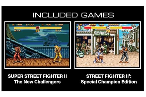 My Arcade Street Fighter II: Capcom, Retro Gaming, 2.8" Screen | Portable Games, 2 Games, Gifts for Birthdays, Blue - style: Street Fighter