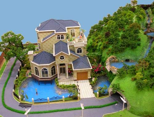36 Pieces 1.36-6 inch Mixed Model Trees Train Scenery Architecture Tree Fake Trees for DIY Crafts, Building Model, Scenery Landscape Natural Green