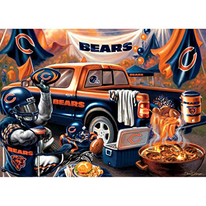 MasterPieces - 1000 Piece Jigsaw Puzzle, NFL Chicago Bears, Fun for Adults and Family, Non-Glare Finish, 19.25"x26.75" - style: Chicago Bears
