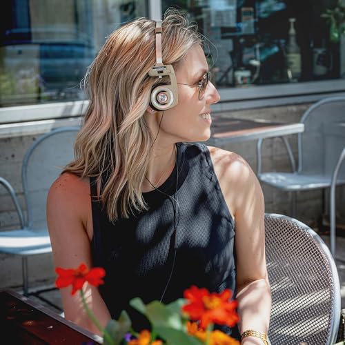 Koss Porta Pro Limited Edition Retro Style On-Ear Headphones, Rhythm Beige | In-Line Microphone, Volume Control and Touch Remote, Includes Hard Carry Case, Wired 3.5mm Plug - color: Rhythm Beige