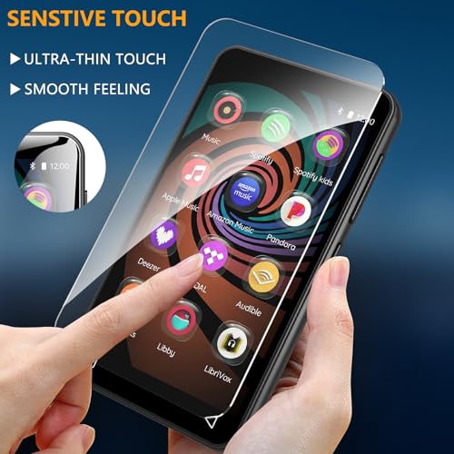 ottpluscase 3 Pack for innioasis G1 G3 Mp3 Player Screen Protector, 9H Tempered Glass Screen Protector HD Clear Full Coverage Anti-Scratch Anti-Fingerprint Bubble Free for innioasis G1 G3 Mp3 Player