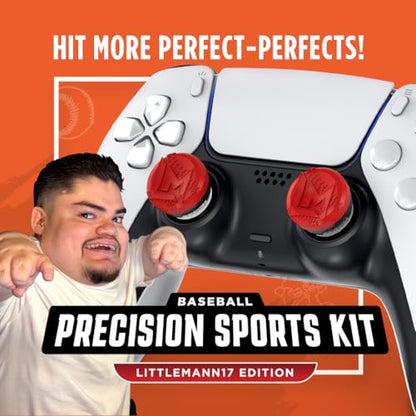 KontrolFreek Precision Sports Baseball Kit – Littlemann17 Edition - for PlayStation 4 (PS4) and PlayStation 5 (PS5) Controller