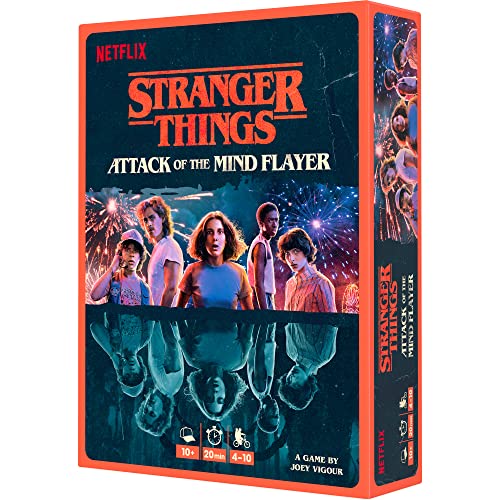 Stranger Things: Attack of The Mind Flayer Party Game - Immersive Social Deduction & Bluffing Strategy Game for Kids & Adults, Ages 10+, 4-10 Players, 20 Minute Playtime, Made by Repos Production