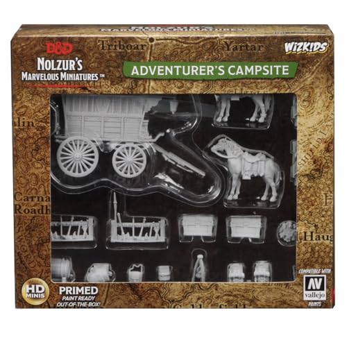 WizKids D&D Nolzur's Marvelous Miniatures: Adventurer's Campsite