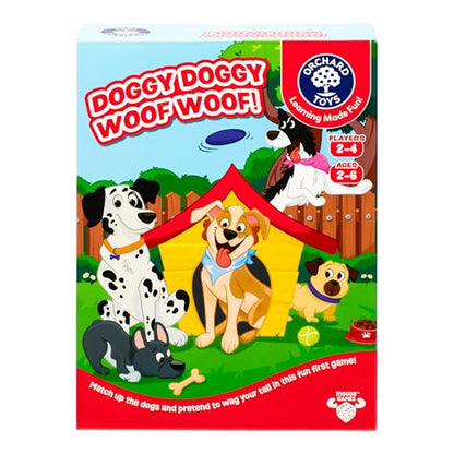 Doggy Doggy Woof Woof. Matching Game for Ages 2-6. Ideal for Developing Memory, with 2 Ways to Play. for 2-4 Players. - style: Doggy Doggy Woof Woof