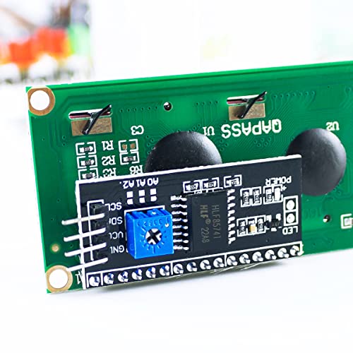 Hosyond 3pcs I2C IIC 1602 LCD Display Module 16x02 LCD Screen Module for Arduino Raspberry Pi (Pack of 2) - size: I2C LCD 1602 (Pack of 2)