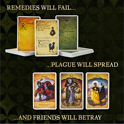 Facade Games Bristol 1350 Board Game, Strategy & Deceit for 1-9 Players | Ages 14 and Up, Solo & Party Play, Social Deduction Game, 9 Character Cards & Custom Dice - style: Bristol 1350