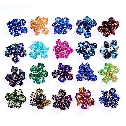Mystery Dice Set D&D Random Mystery DND Dice Set for Tabletop Games | Multi-Styles, DM Gift, for Dungeons and Dragons Role Playing Games - color: Mystery-acrylic
