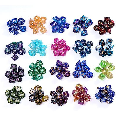 Mystery Dice Set D&D Random Mystery DND Dice Set for Tabletop Games | Multi-Styles, DM Gift, for Dungeons and Dragons Role Playing Games - color: Mystery-acrylic