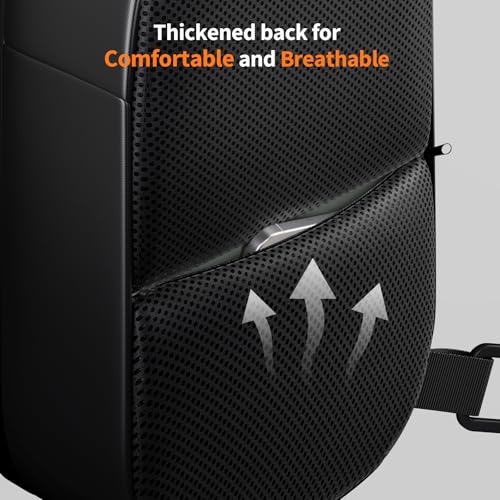 COOWPS Sling Bag for Nintendo Switch 2/Steam Deck, Portable Travel Bag | Stylish Unique Design, EVA Hard Shell Thickened Lining, Full Protection Game Console Crossbody Travel Pouch Waterproof