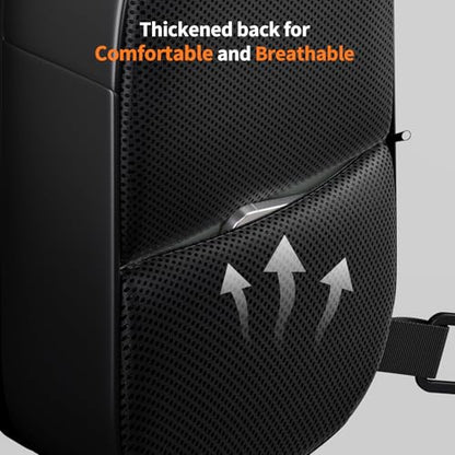 COOWPS Sling Bag for Nintendo Switch 2/Steam Deck, Portable Travel Bag | Stylish Unique Design, EVA Hard Shell Thickened Lining, Full Protection Game Console Crossbody Travel Pouch Waterproof