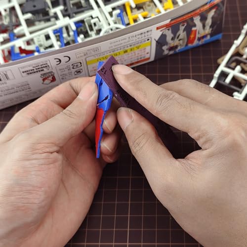 stedi Sanding Sponge 30PCS Model Gundam Building 3mm #1000#1200#1500 | Wet Dry Sandpaper,Sanding Block,Sandpaper Sheets,Gunpla Surface Finishing,3d print sanding kit,3m sanding sponge - style: 3mm #1000#1200#1500(30PCS)