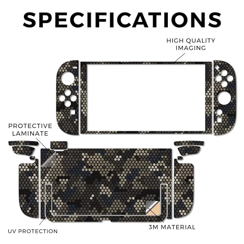 Gaming Skin Compatible with Nintendo Switch 2 Console Only - Camo Dots - Premium 3M Vinyl Protective Wrap Decal Cover - Easy to Apply | Crafted in The USA by MightySkins - color: Camo Dots, size: Switch 2 Console Skin Only, style: Matte Finish