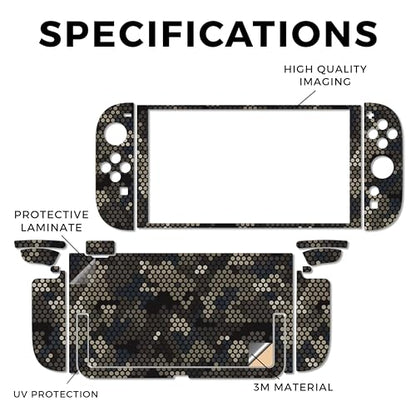 Gaming Skin Compatible with Nintendo Switch 2 Console Only - Camo Dots - Premium 3M Vinyl Protective Wrap Decal Cover - Easy to Apply | Crafted in The USA by MightySkins - color: Camo Dots, size: Switch 2 Console Skin Only, style: Matte Finish