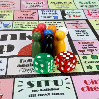 Adult Drinking Board Game, Interactive Party Game for Game Night, Birthday, Family Play Or Multiple Occasions, Aged 21 and Above, with 2-8 Players