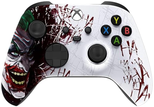 Custom Controllerzz Wireless Controller for Microsoft Xbox Series X/S & Xbox One - Custom Soft Touch Feel - Custom Xbox Series X/S Controller (X/S Jokester) - color: X/S Jokester