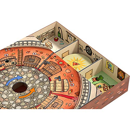HABA Inspector Mouse: The Great Escape - Detective Board Games for Family Night, Cooperative Memory Games for Ages 5+, Includes 3D Playing Board with Fun Sounds