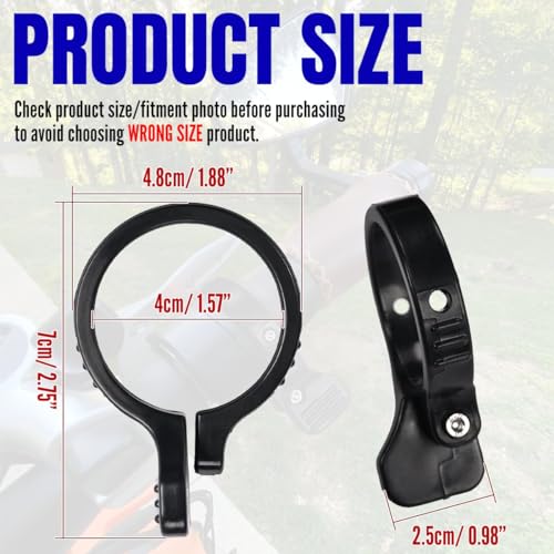 Canitu Thumb Throttle Adapter,E-Bike Throttle Adapter Attachment Drive Conversion Kits Replacement for Rad, for Lectric, for Pedego, for Himiway, for Magicycle, for Electric Bike