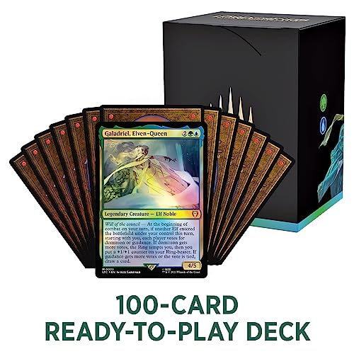 Magic: The Gathering The Lord of The Rings: Tales of Middle-Earth Commander Deck 3 + Collector Booster Sample Pack