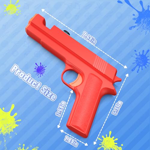 FASTSNAIL Switch Shooting Gun Controller Grips for Nintendo Switch 1/OLED | Replacement for Joy-Con Gun Holder, Switch Handle Kit, Ergonomic Design, Switch Controller Grip for Joycon, Blue/ Red, 2 Pack - color: Blue+Red