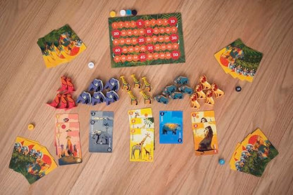 25th Century Games Botswana – Animal Collecting Strategy Card Game by Reiner Knizia Ages 7+ | 2–5 Players | 20–30 Min Playtime | Family-Friendly Gameplay