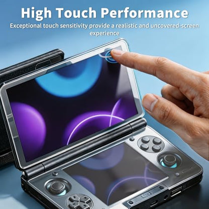 2Set Dual Screen Handheld Console Screen Protector for Ayn Thor | [New Version 2026] Tempered Glass 9H Scratch-resistant HD Protective Upper and Bottom Screen Protectors