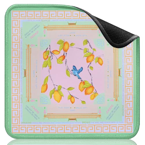 Jongyance Mini American Learning Mahjong Mat (21”x21”,Light Green), Mahjong Table Mat for Travel, Mah-jongg - color: Mini-light Green