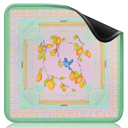 Jongyance Mini American Learning Mahjong Mat (21”x21”,Light Green), Mahjong Table Mat for Travel, Mah-jongg - color: Mini-light Green