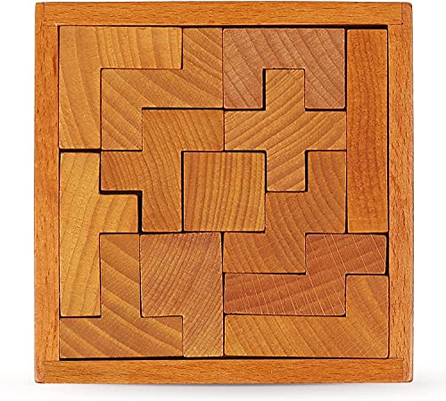 Wooden Brain Teaser Puzzles for Kids Children & Adults. New Level of Challenge for Those who Love Good Mental Workout - style: Classic