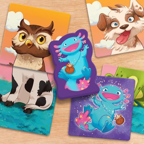 HABA Mixalotl: Fast-Paced Animal Matching Game for Kids Ages 4+, Family Card Game with Mixed-Up Sounds & Reactions, Fun for Children and Adults