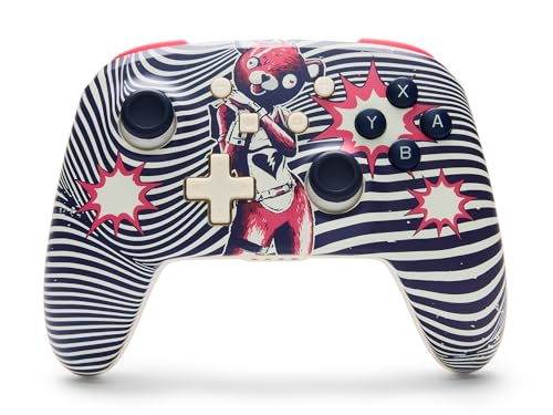 PowerA Wireless Controller for Nintendo Switch - Fortnite: Cuddle Team Leader, Switch Lite/Switch-OLED Model, Nintendo Switch 2, AA Battery Powered (Battery Included), Bluetooth, Motion Controls, Officially Licensed - style: Fortnite Cuddle Team Leader
