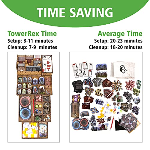 Organizer for Gloomhaven Jaws of The Lion Board Game, Storage Insert, Accessories Upgrade
