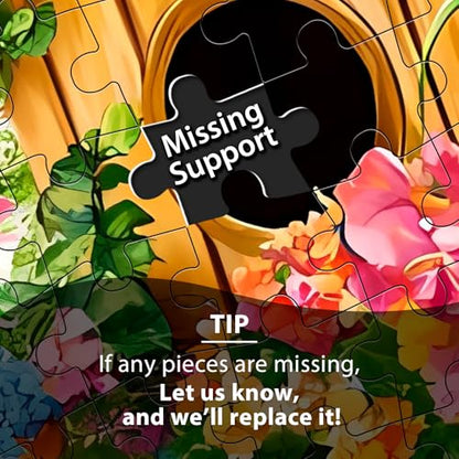 300 Piece Jigsaw Puzzle for Adults, Birds Flower Puzzles 300 Pieces for Adults Fit Together Perfectly, Challenging Puzzle for Friends Family Activity Game Nights- Finished Size 20.5×15 - style: Birds
