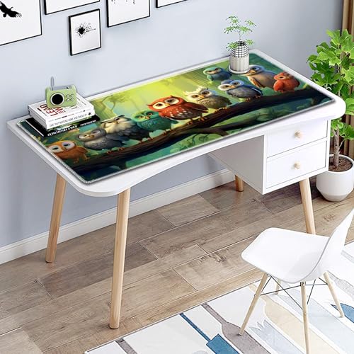for MTG Playmat Non-Slip Rubber Play Mat with Storage Bag Combination, Ideal for Card Game Lovers TCG Play Mat, Owl - color: Owl