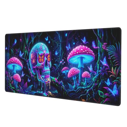 Extended Gaming Mouse Pad, Large Mouse Mat, XL Desk Pad for Keyboard and Mouse, Non-Slip Rubber Base & Stitched Edges for Gamer Office 31.5x11.8 in - color: 12