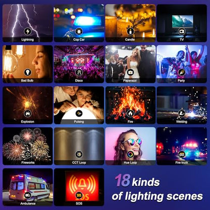 GVM 1000D RGB Led Video Light with 2 Softboxes, Photography Lighting Kit with Bluetooth Control, Full Color Video Lighting Kit with 18 Applicable Scenes, 2 Packs Led Light Panel for Video Shooting - size: 1000D - 2 Pack