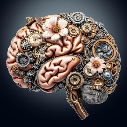 Wooden Puzzles for Adults, Mechanical Brainstem Wooden Jigsaw Puzzles, Flat Puzzle with 3D Visual Effect, Brain Wood Puzzles Adult, Unique Shape Wall Art Canvas Puzzle Gift (L-13.4 * 12.6in-250Pcs) - color: Mechanical Brainstem, size: Large