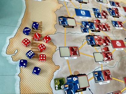 Devir - España 1936 Board Game, Historical War Strategy & Civil War Simulation Game, 2 Player Tactical Wargame for Teens and Adults, Ages 14+, 180 Playtime, (English/Spanish Version)
