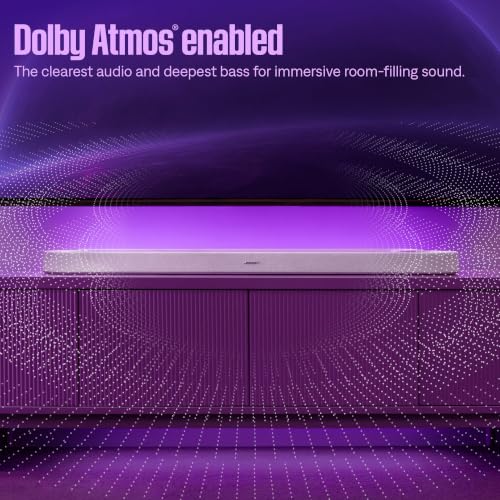Bose New Lifestyle Ultra Soundbar, Wireless Home Soundbar for TV with Dolby Atmos, Surround Sound, Black - color: Black