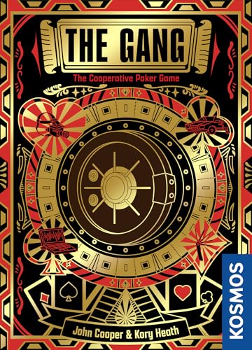 Thames & Kosmos The Gang — Cooperative Poker Card Game | Family Game Night & Strategy Game for Adults, Teens & Kids | Team-Based Heist Game | 3–6 Players | Ages 10+ | 20 Min