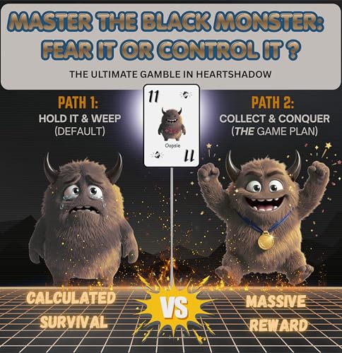 Cunning. Ruthless. -Secret Role Strategy Card Games for Teens & Adults | Fun bluffing,3-8 Players,Ages 14 + |15-30 mins | A dark twist on Hearts | Travel-friendly | Quick-Play Family Party Fun