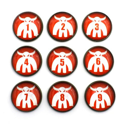 D&D Numbered Monster Token Markers for Dungeons and Dragons (Brute) - style: Brute