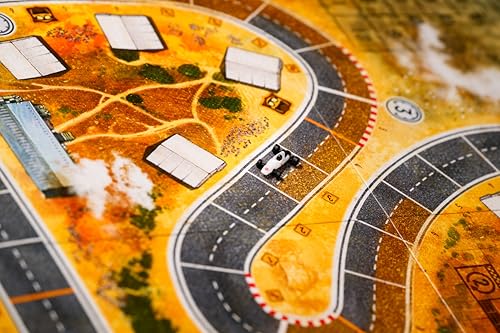 Heat: Rocky Roads Board Game Expansion | New Tracks & Mechanics, 1966 Championship Season, Strategy Game for Kids & Adults, Ages 10+, 1-7 Players, 60 Mins