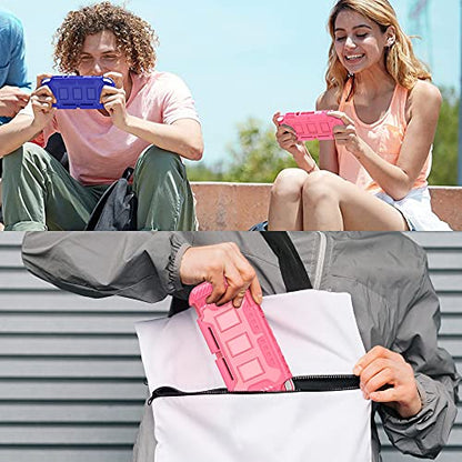 Protective Case for Switch Lite 2019, with Thumb Grip Caps | Only Fits Switch Lite 2019 (5.5"), Not for Switch 2 (2025 Release, 7.9"), No Screen Srotector Included, Pink - color: Pink